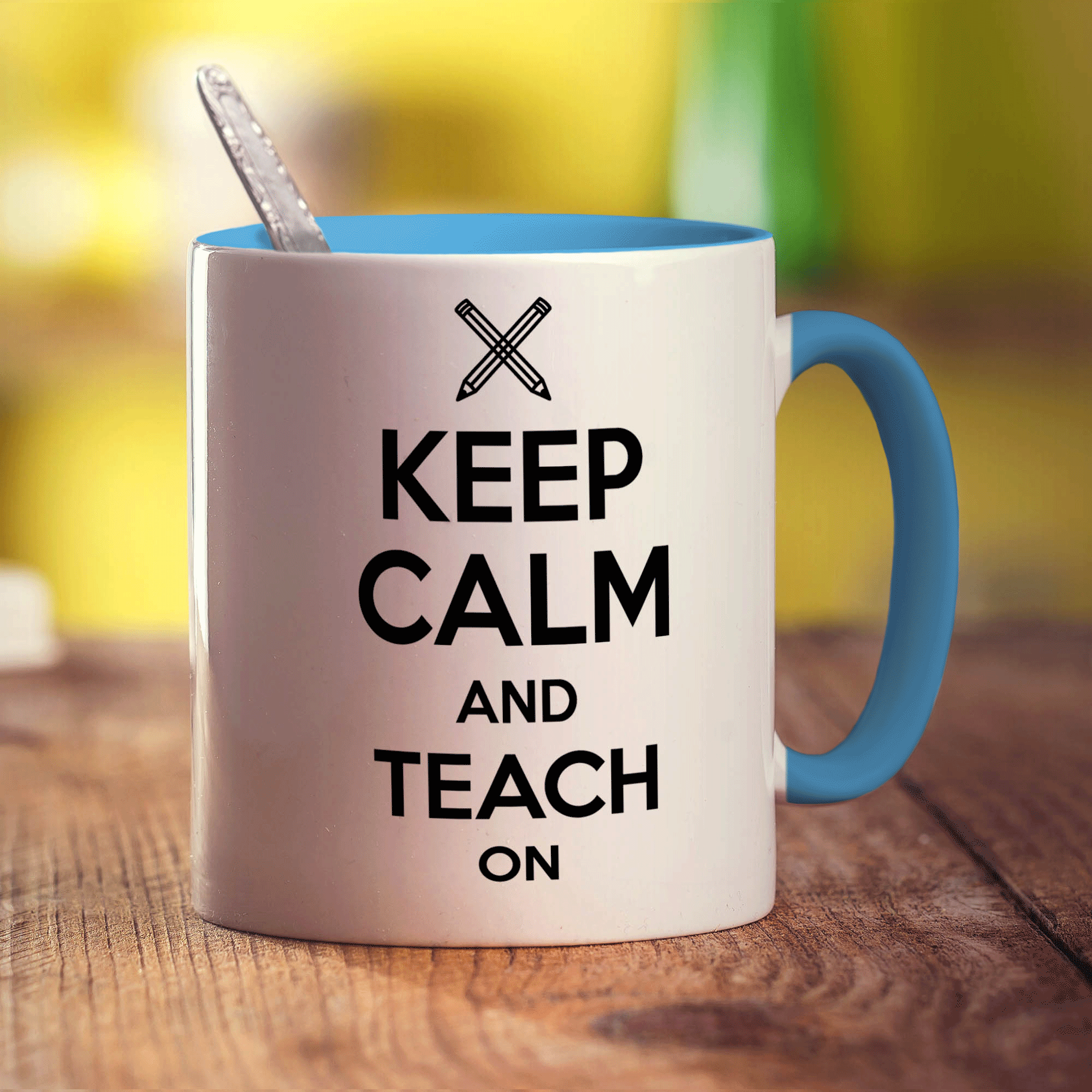 Keep Calm and Teach On Mug
