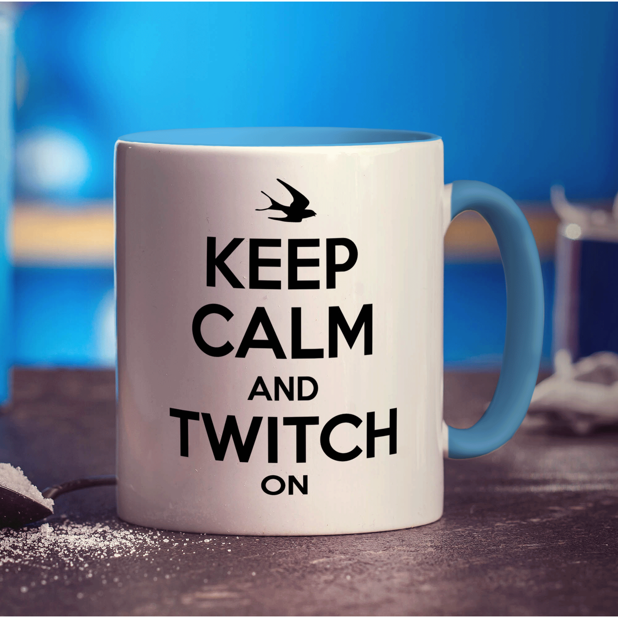 Keep Calm and Twitch On Mug