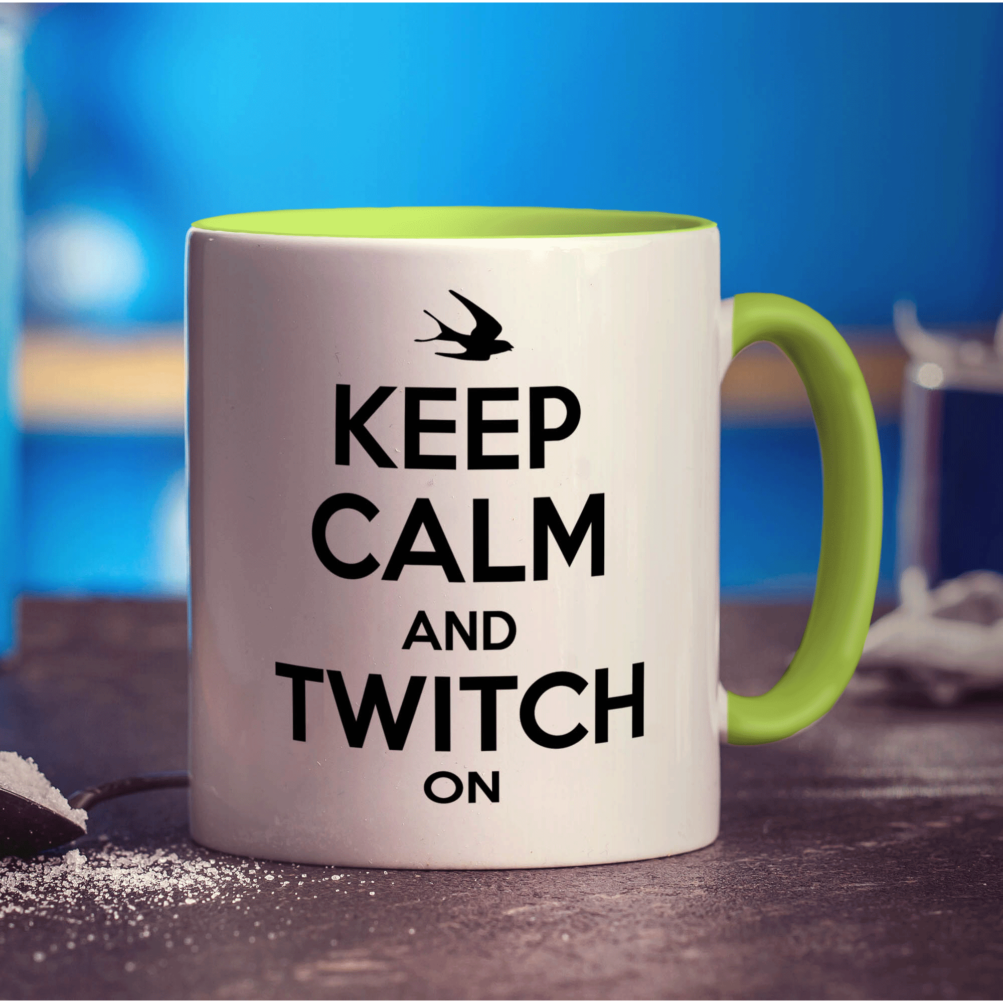 Keep Calm and Twitch On Mug