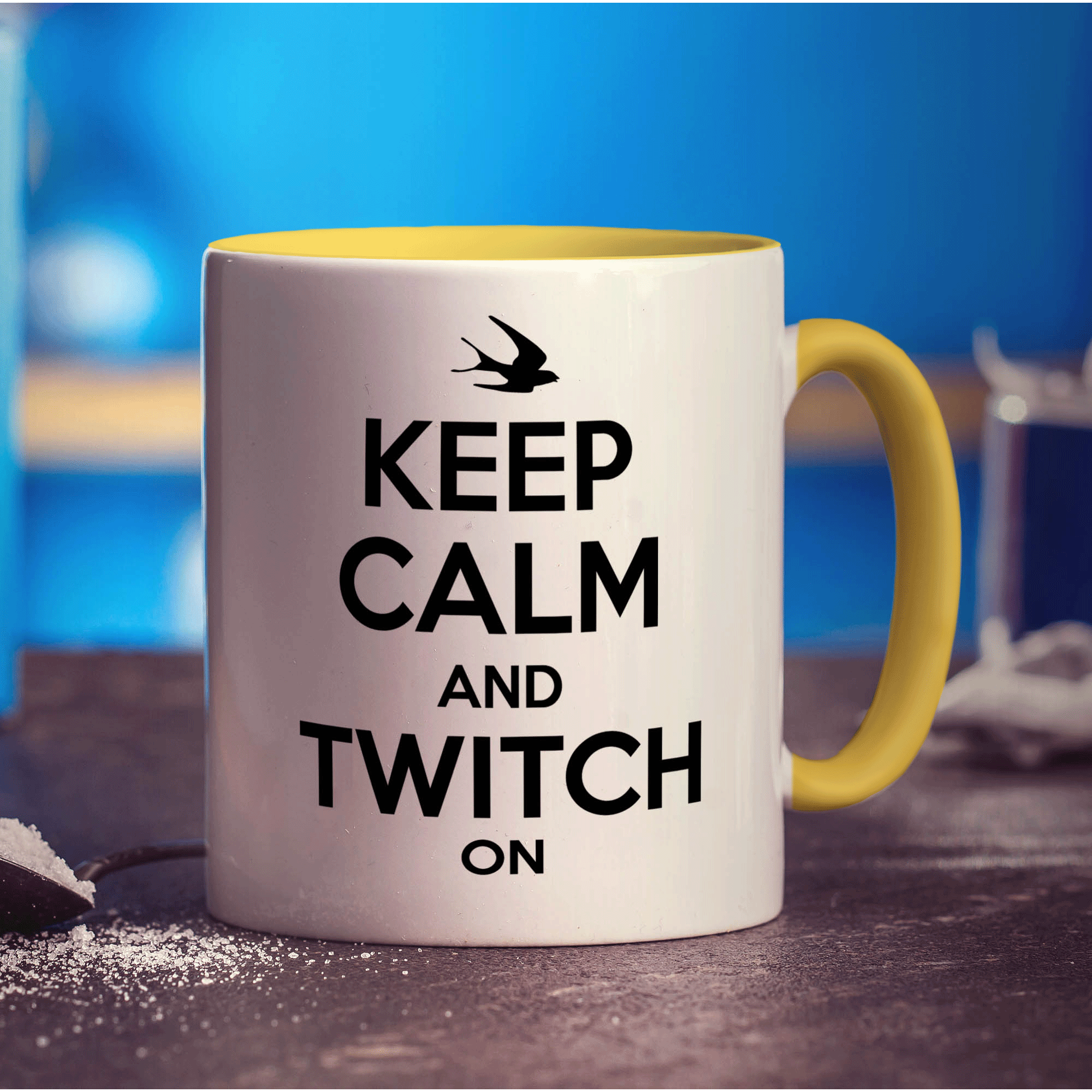 Keep Calm and Twitch On Mug