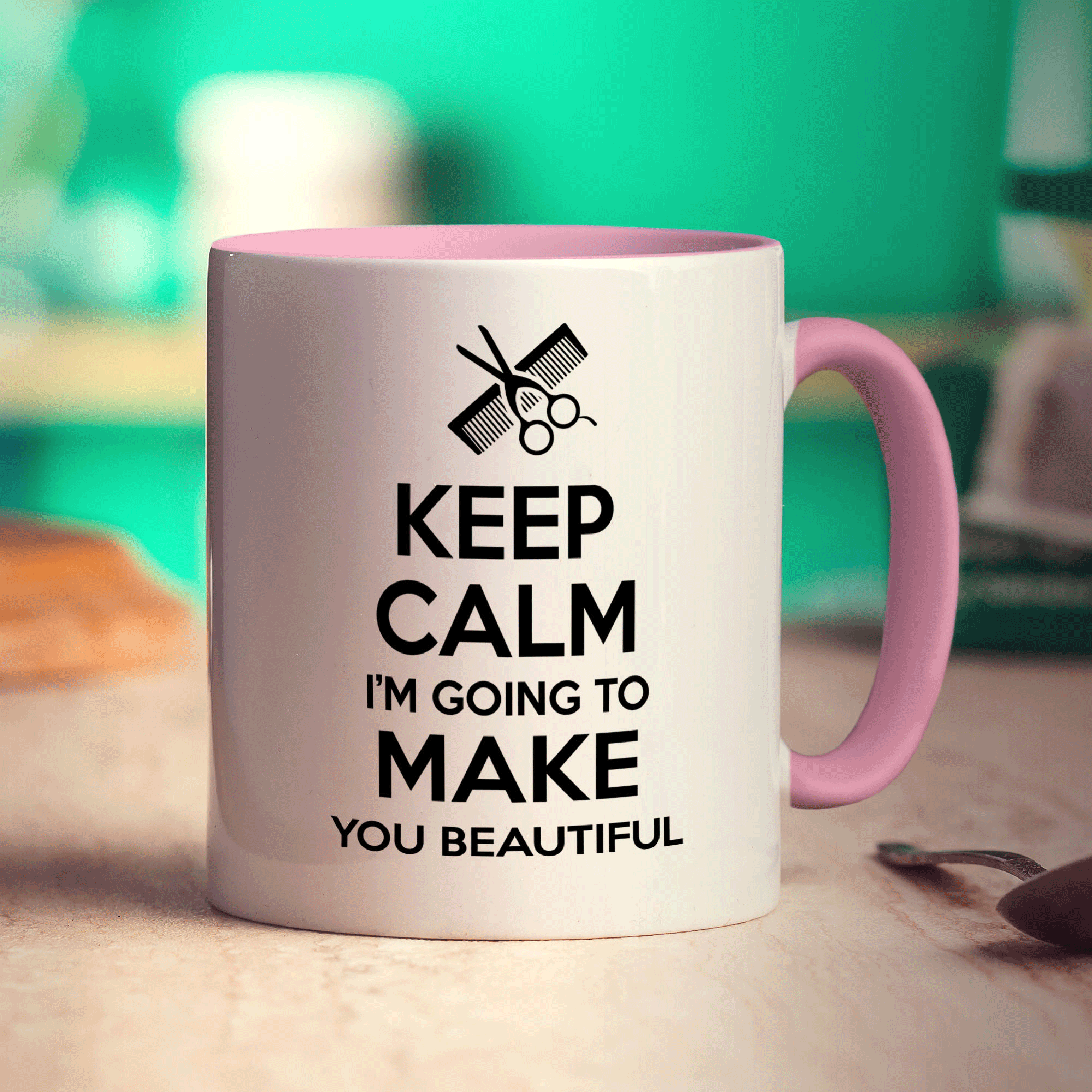 Keep Calm I'm Going to Make You Beautiful Mug - Standard 330ml (11oz) / Pink