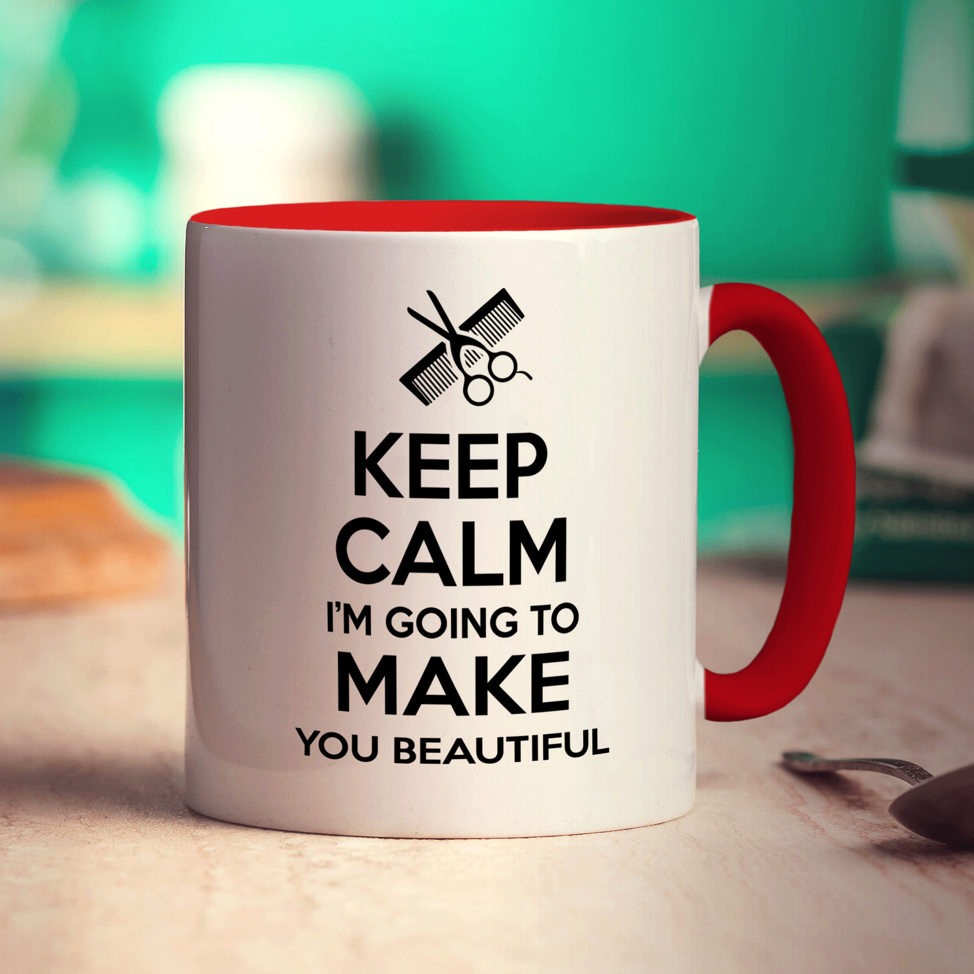 Keep Calm I'm Going to Make You Beautiful Mug - Standard 330ml (11oz) / Red