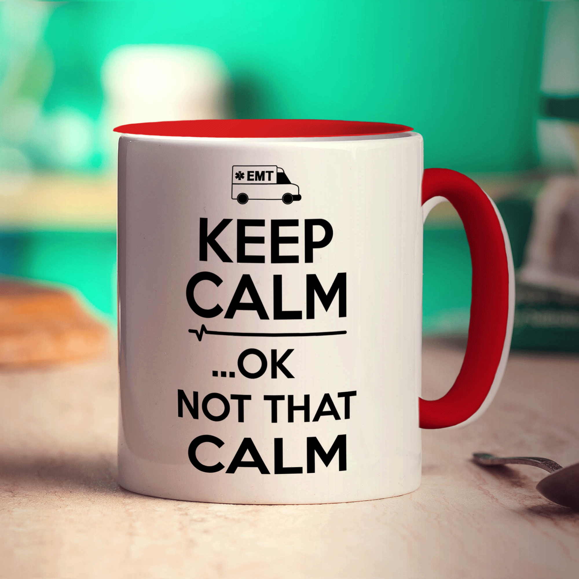 Keep Calm' Ok Not That Calm Mug
