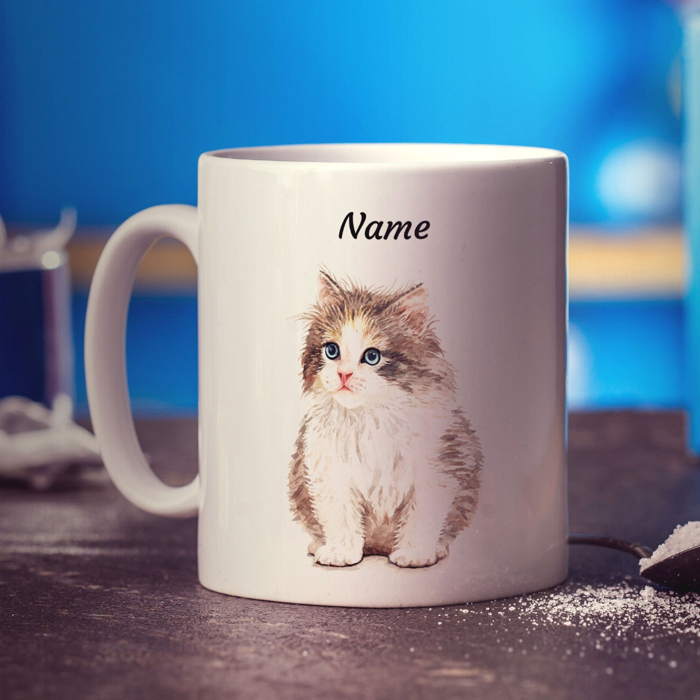 Personalised Kitten Mug