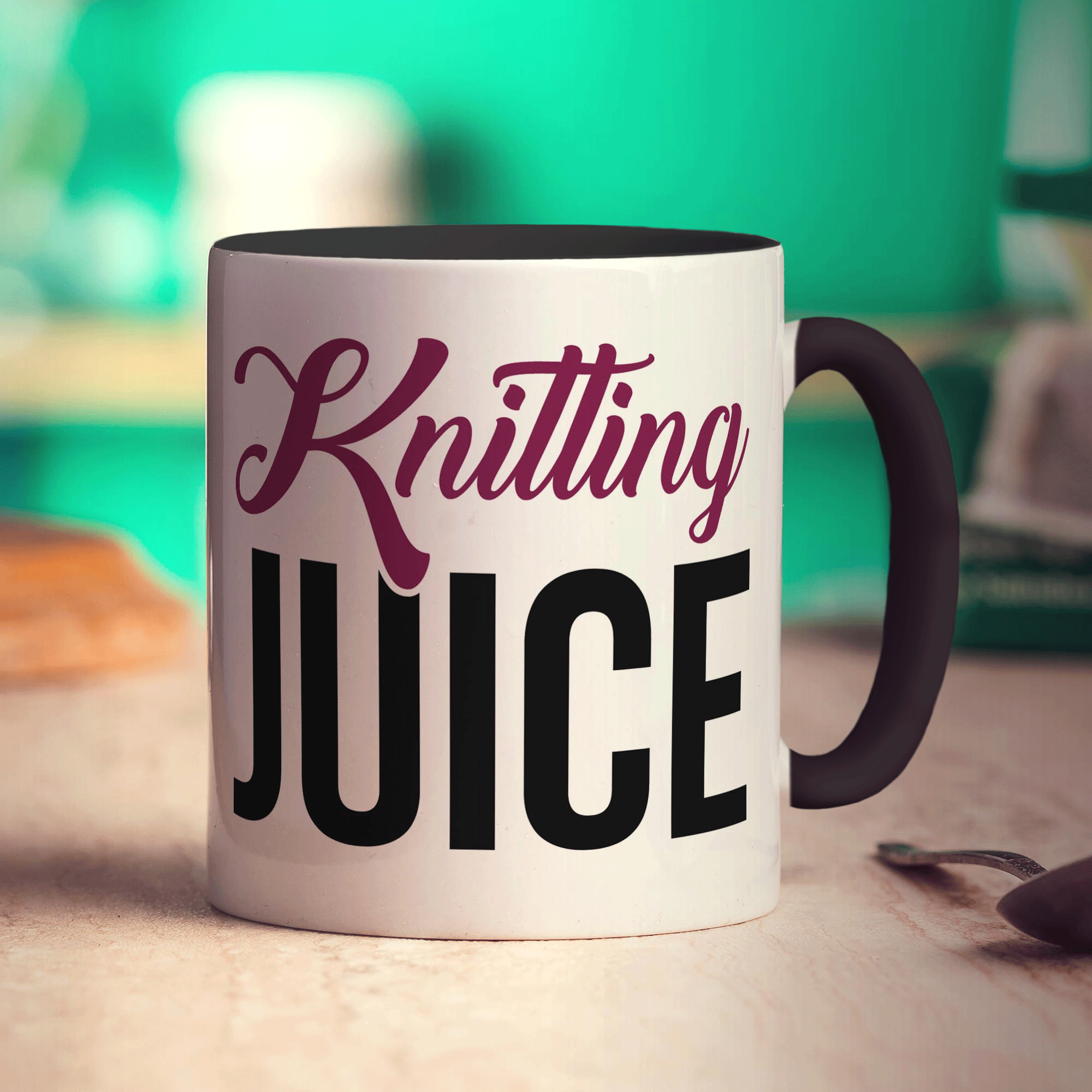 Knitting Juice Mug