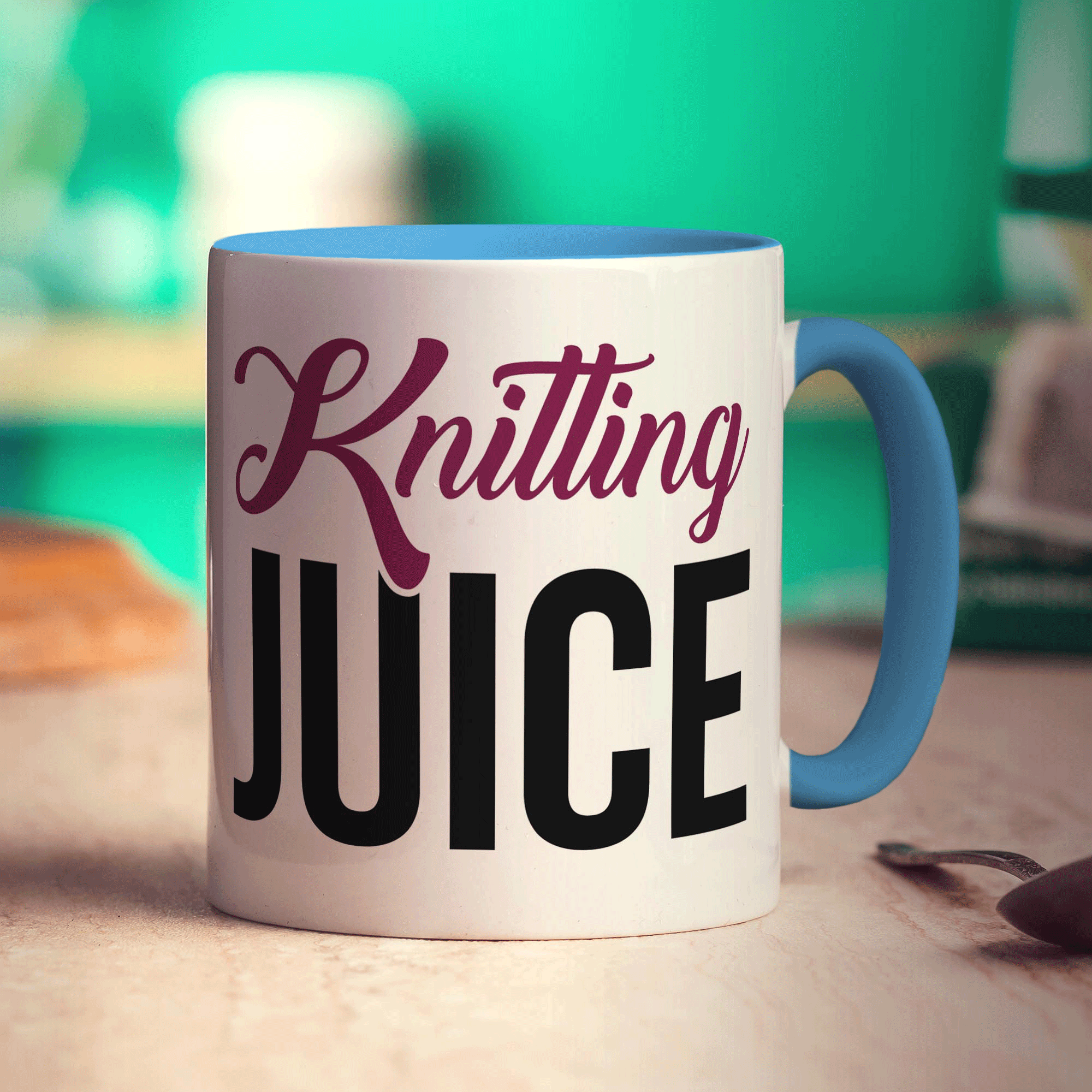 Knitting Juice Mug