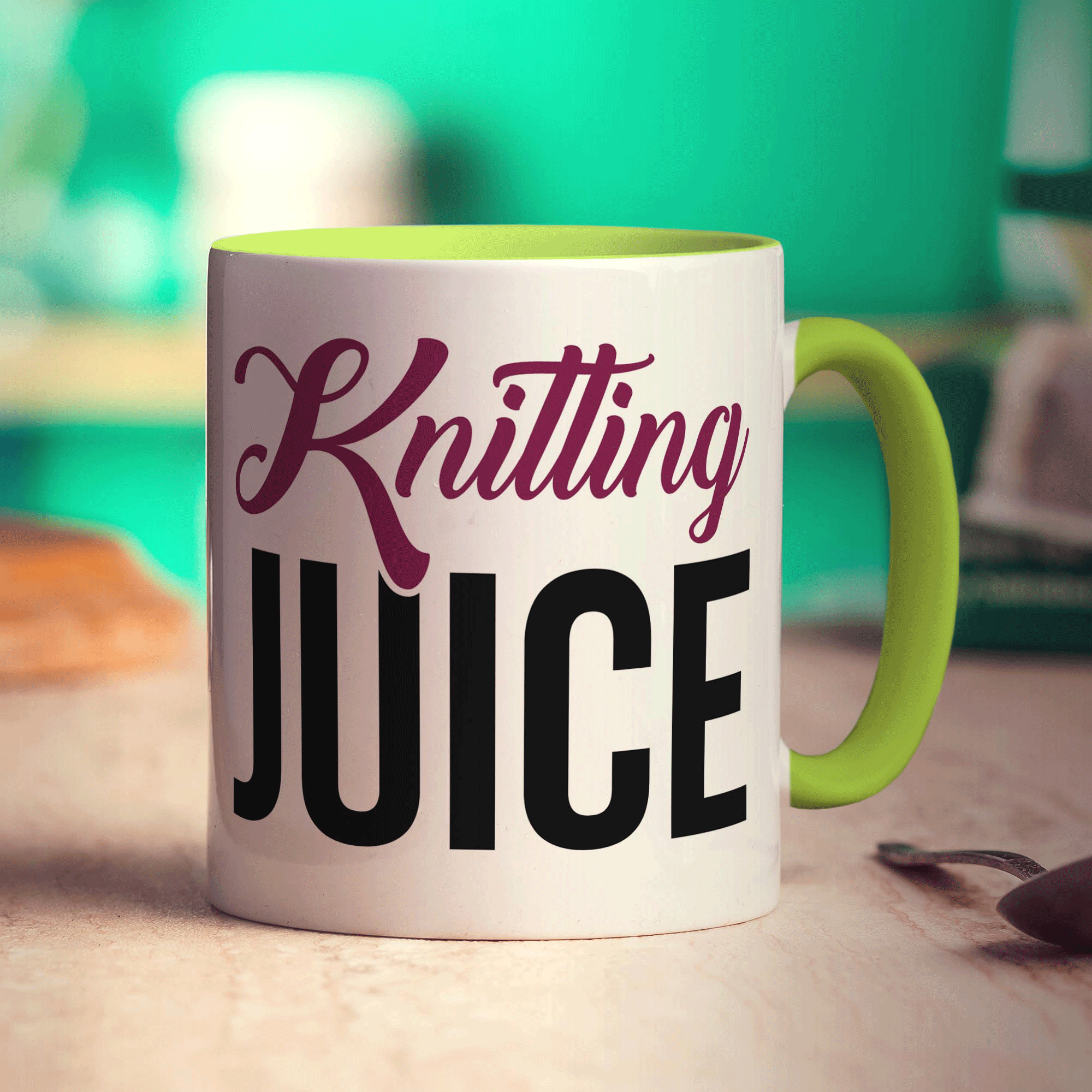 Knitting Juice Mug