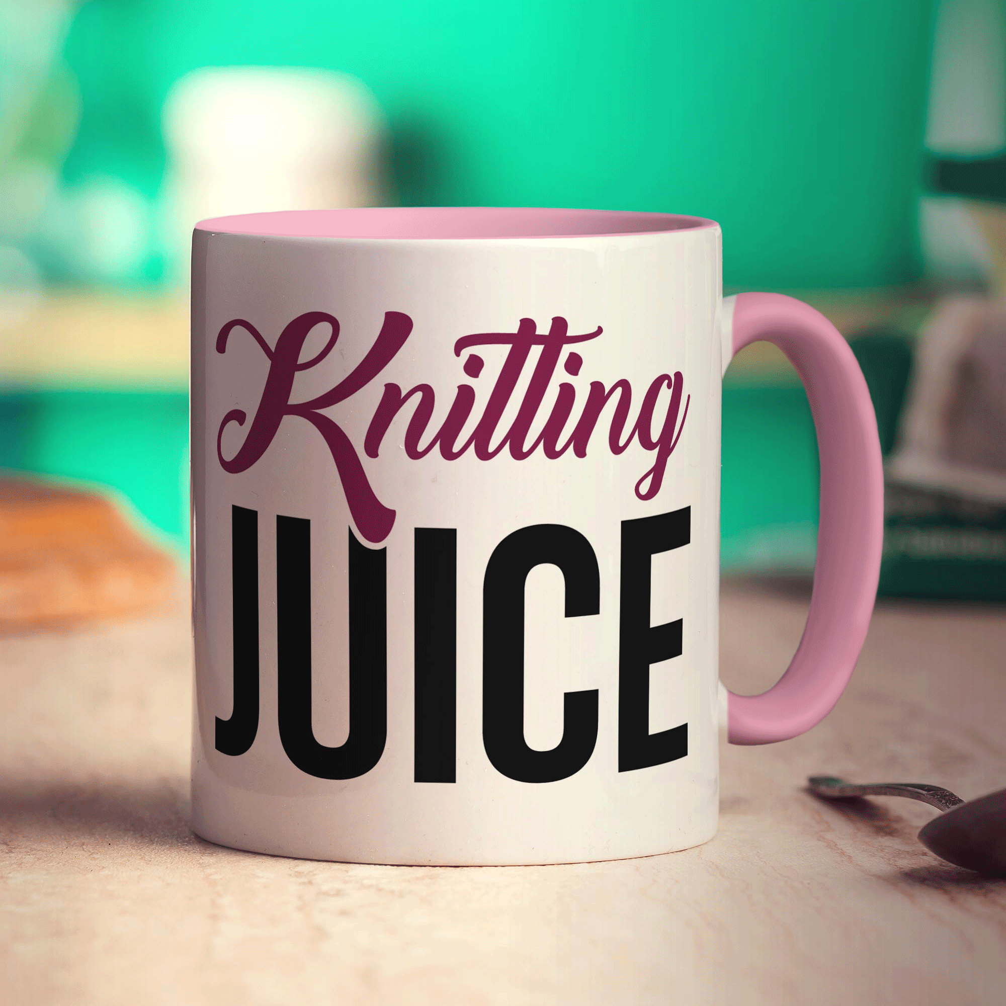 Knitting Juice Mug
