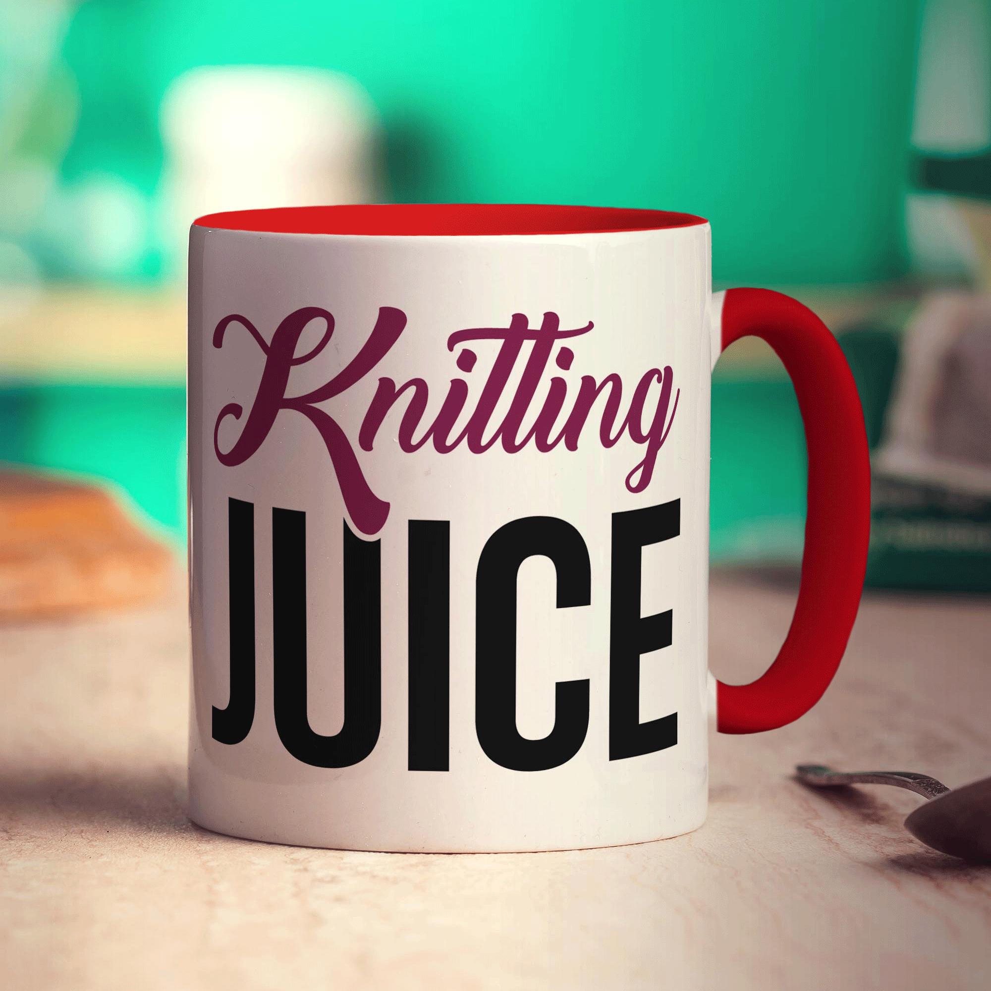 Knitting Juice Mug