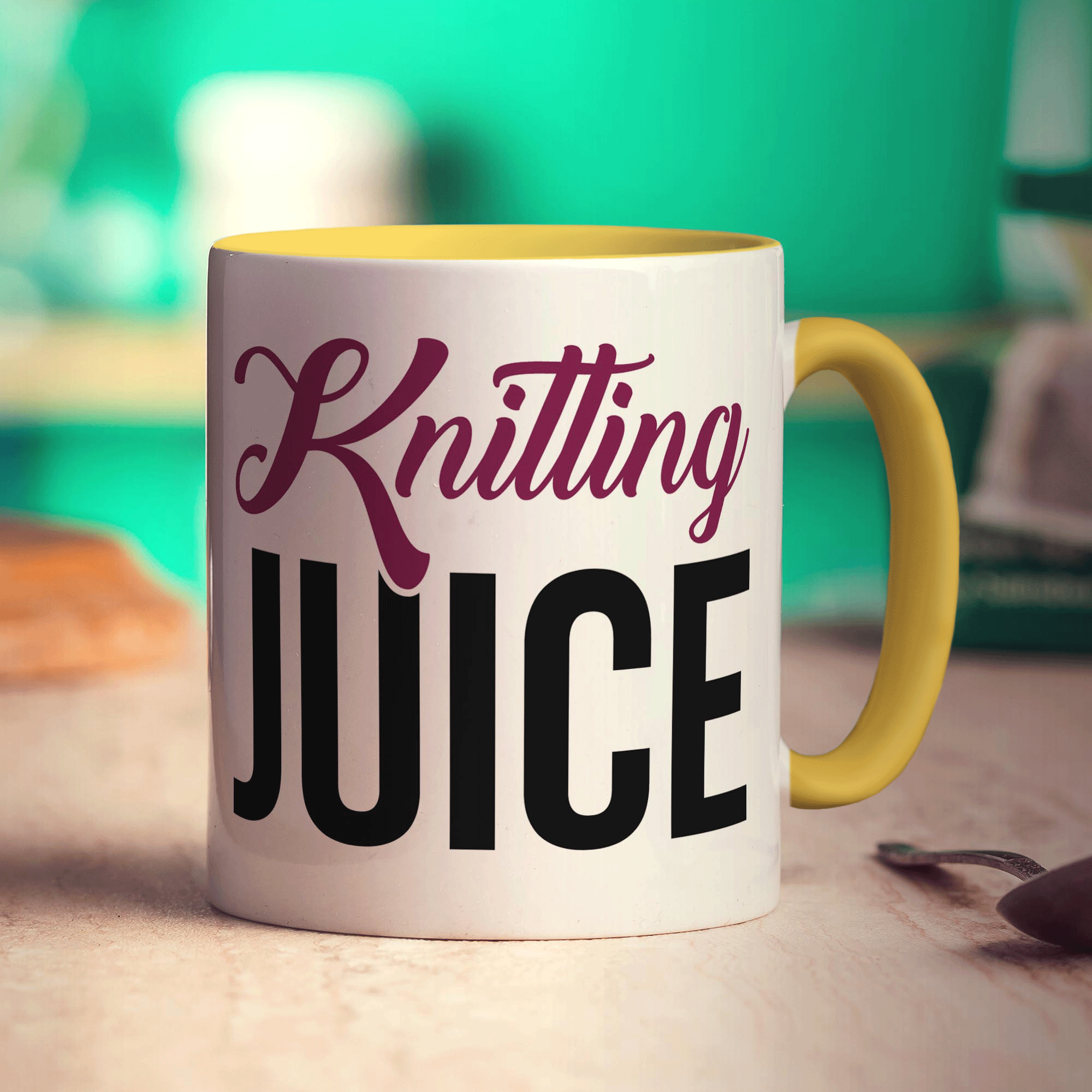 Knitting Juice Mug