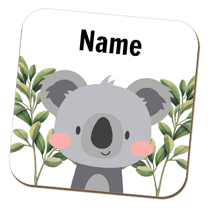 Koala Name Coaster