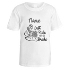 Last Ride for the Bride Hen Do T-Shirt - XX Large / White