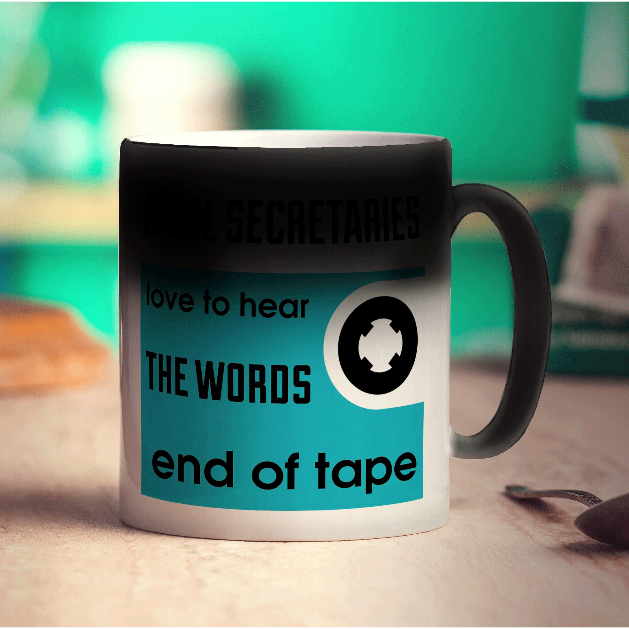 Legal Secretaries Long To Hear The Words.. "End Of Tape"! Mug - Standard 330ml (11oz) / Magic Mug