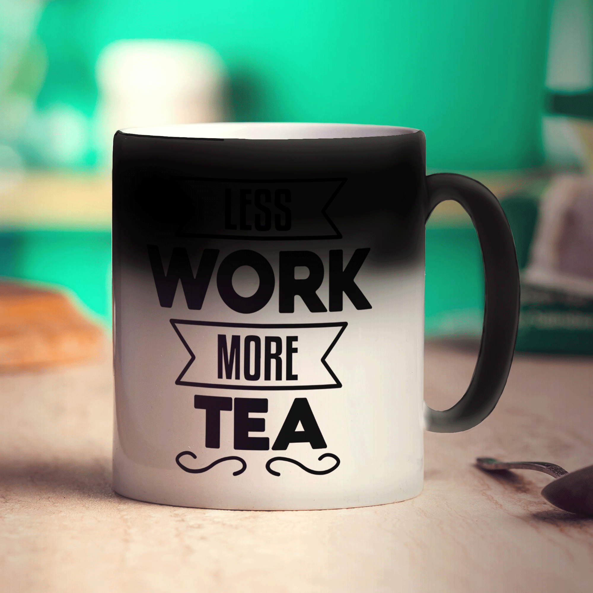Less Work More Tea Mug