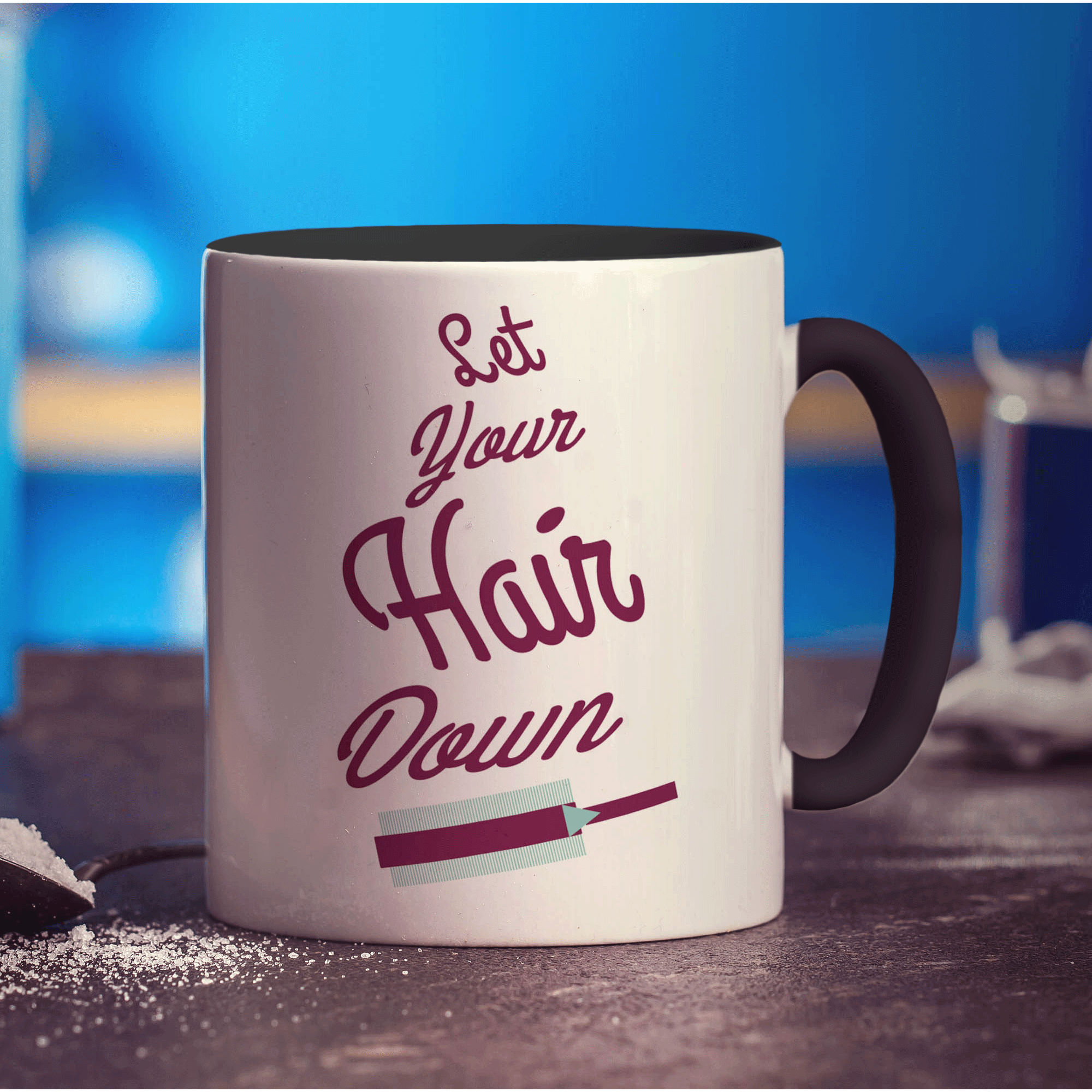 Let Your Hair Down Mug