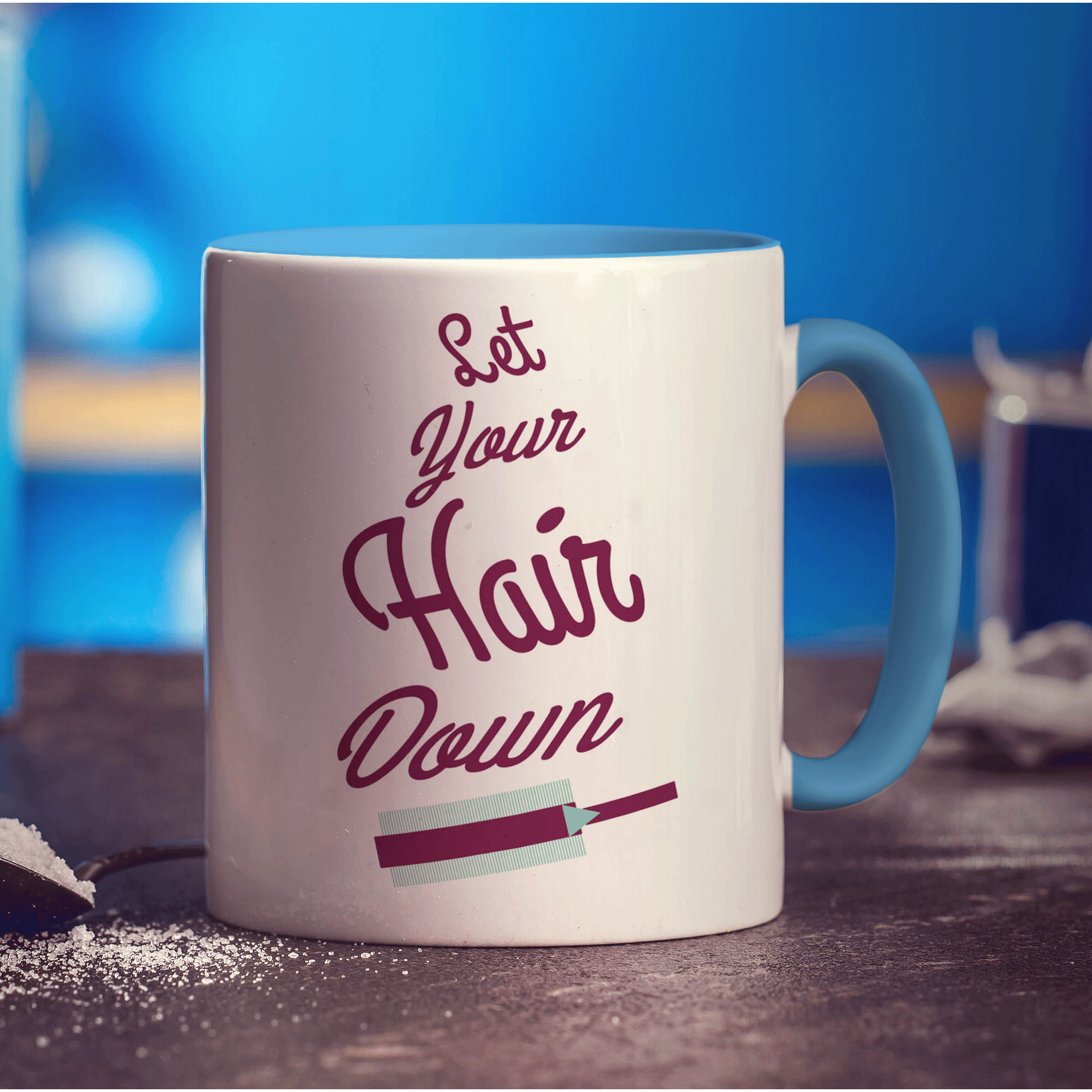 Let Your Hair Down Mug