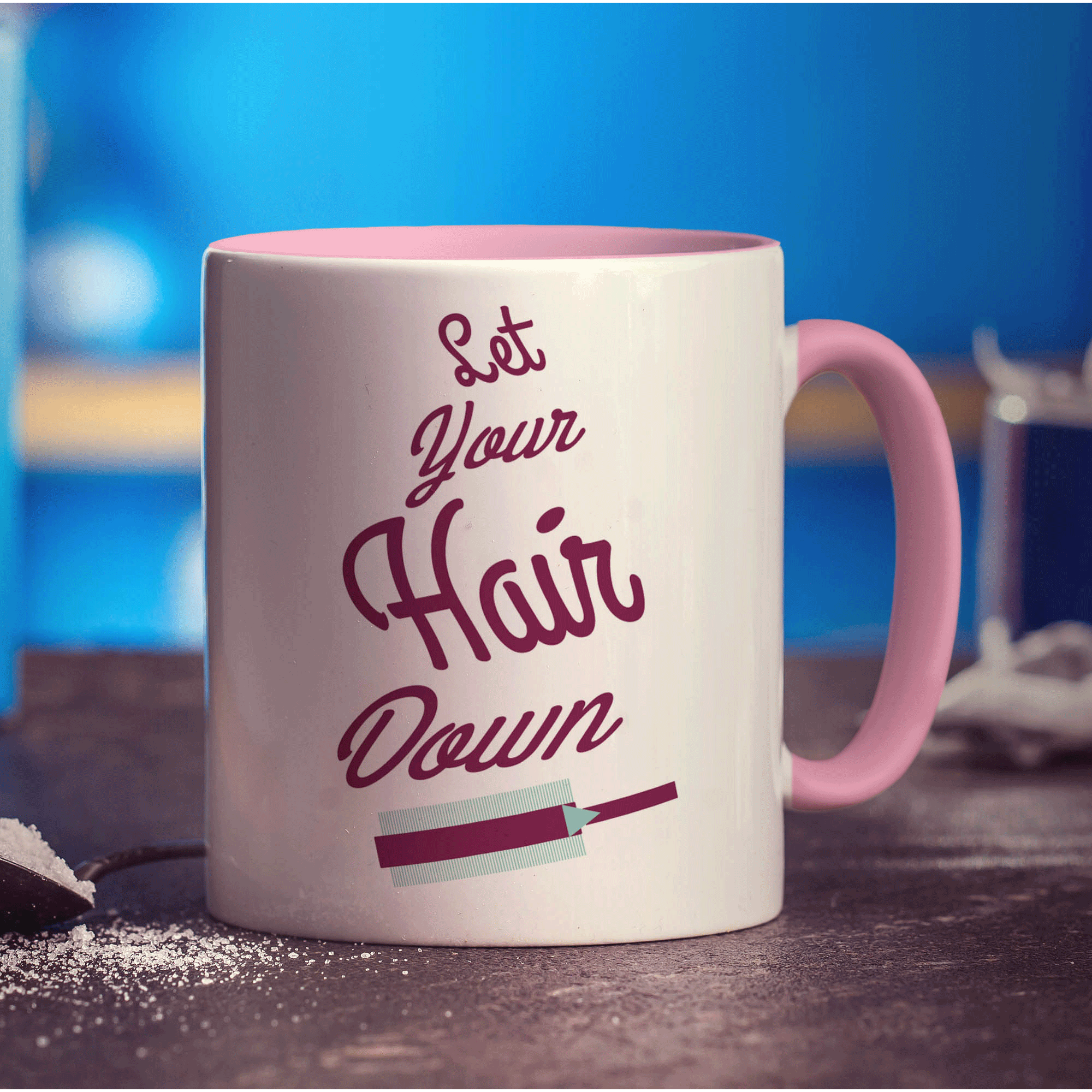 Let Your Hair Down Mug