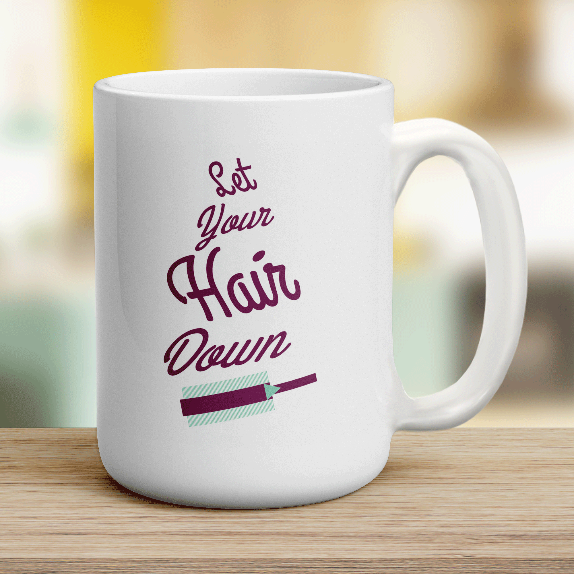 Let Your Hair Down Mug
