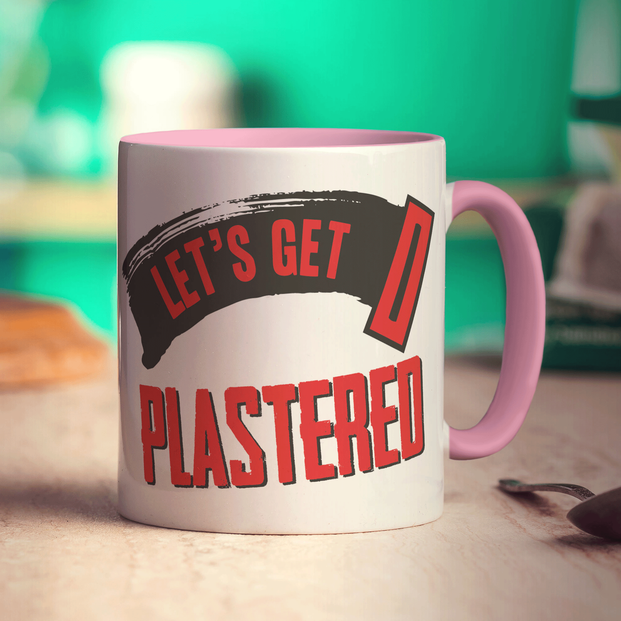Let's Get Plastered Mug