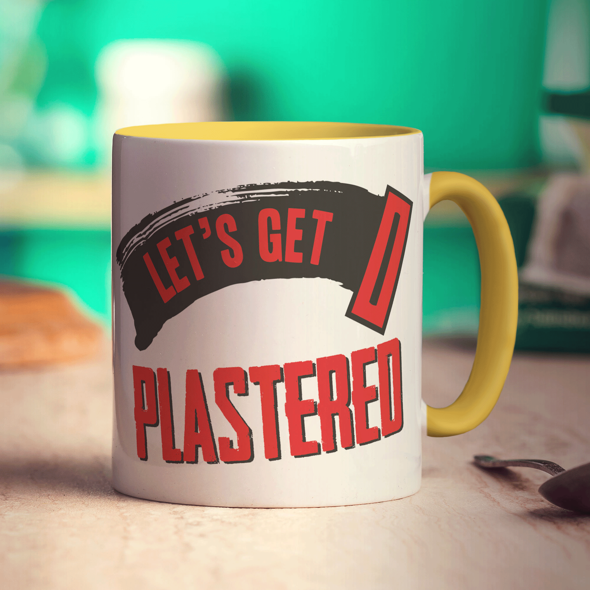 Let's Get Plastered Mug