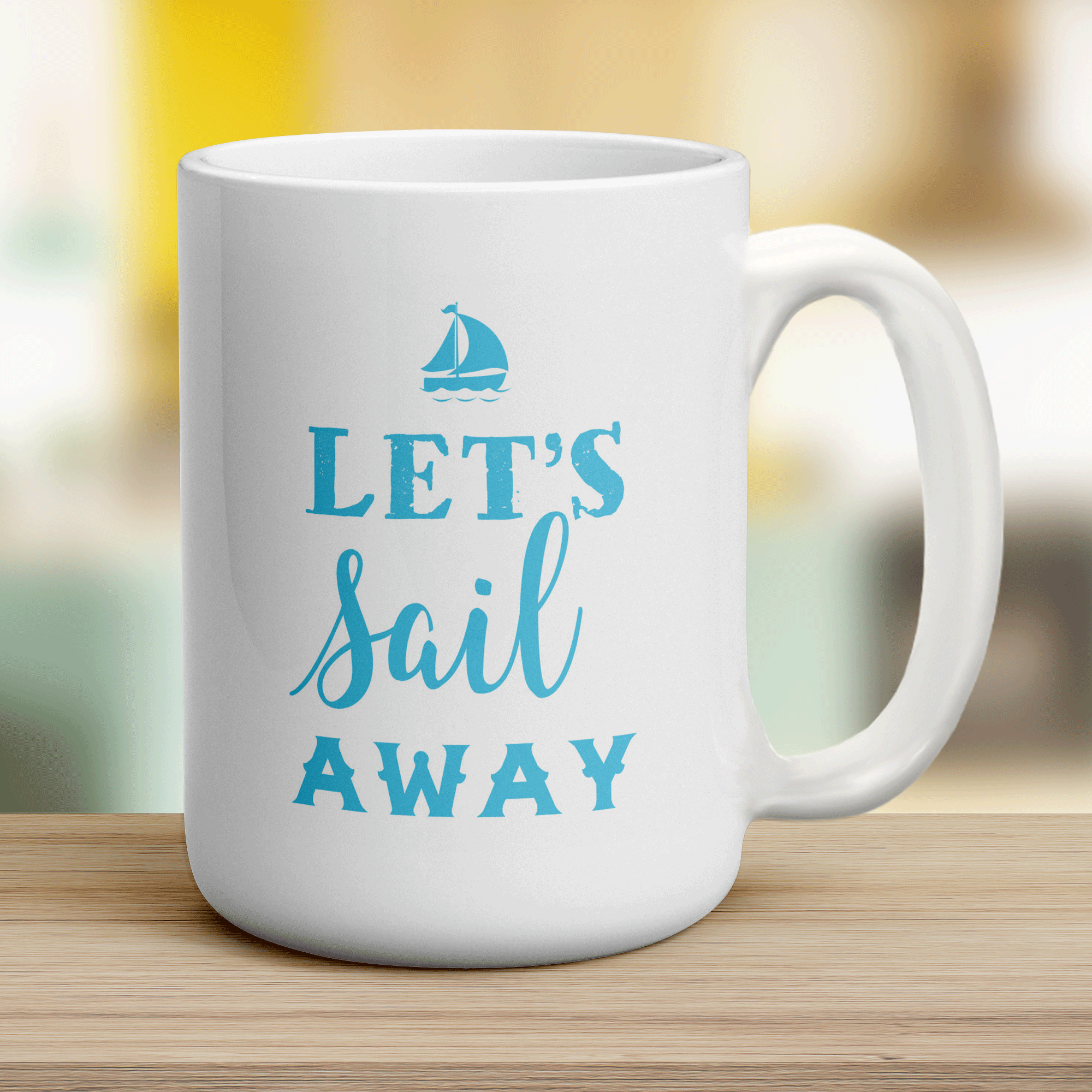 Let's Sail Away Mug