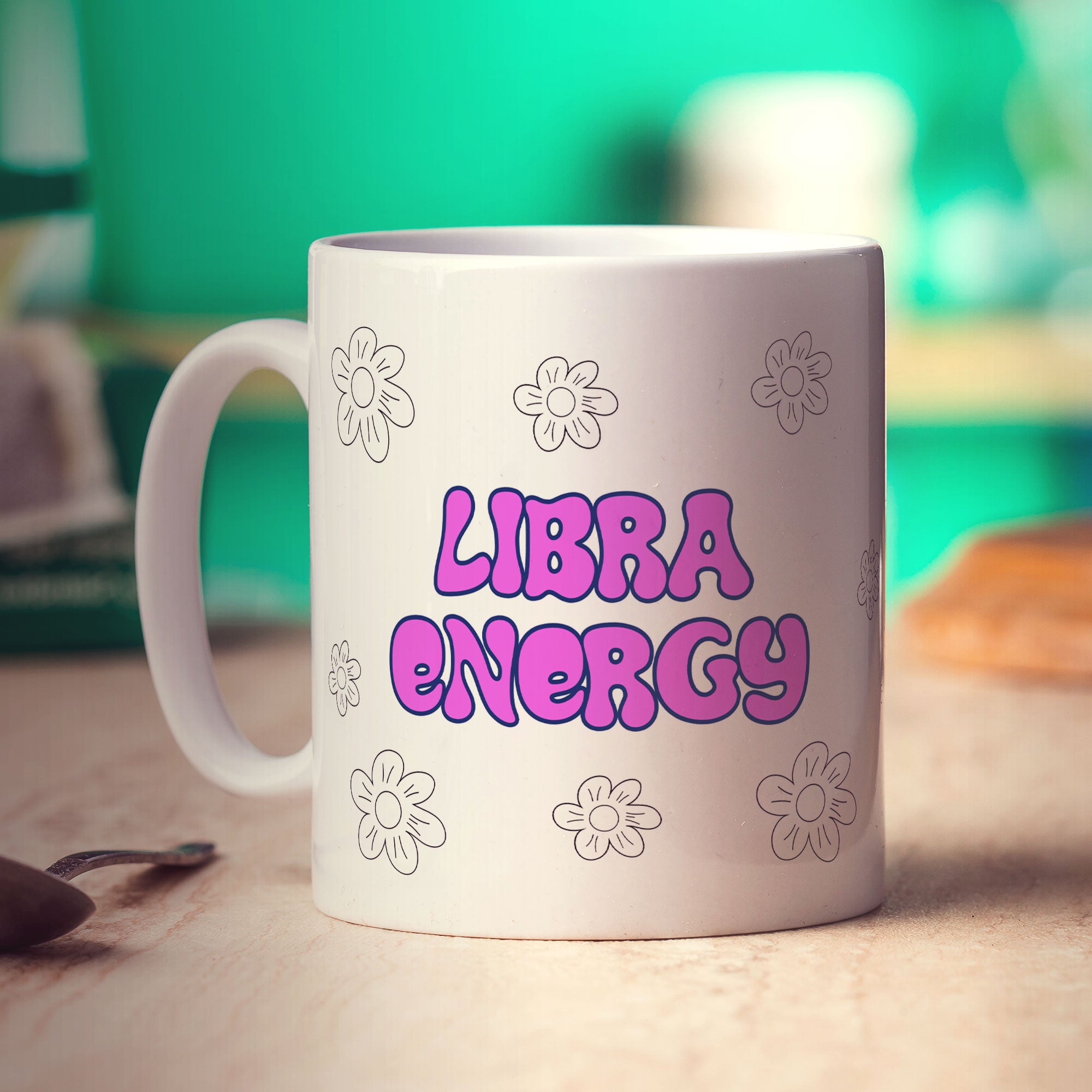 Libra Energy Star Sign Mug