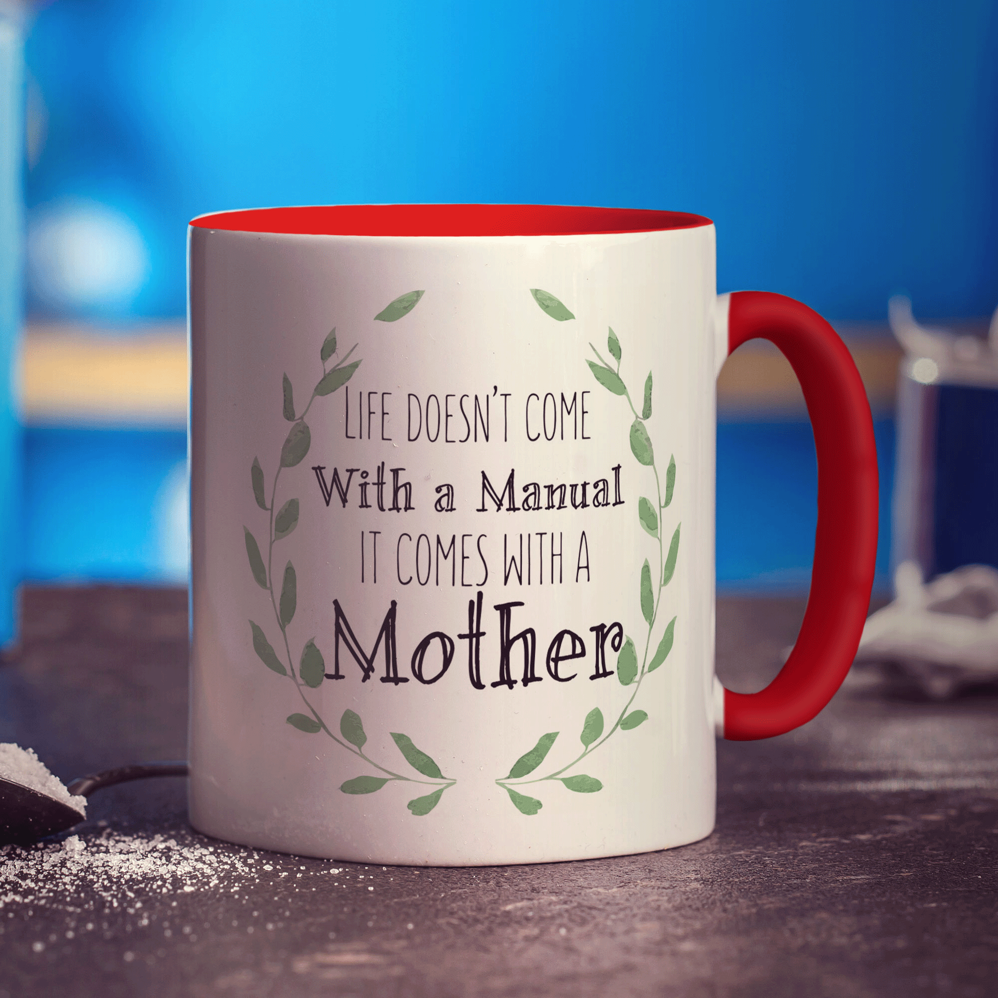 Life Doesn't Come With a Manual It Comes With a Mother Mug - Standard 330ml (11oz) / Red
