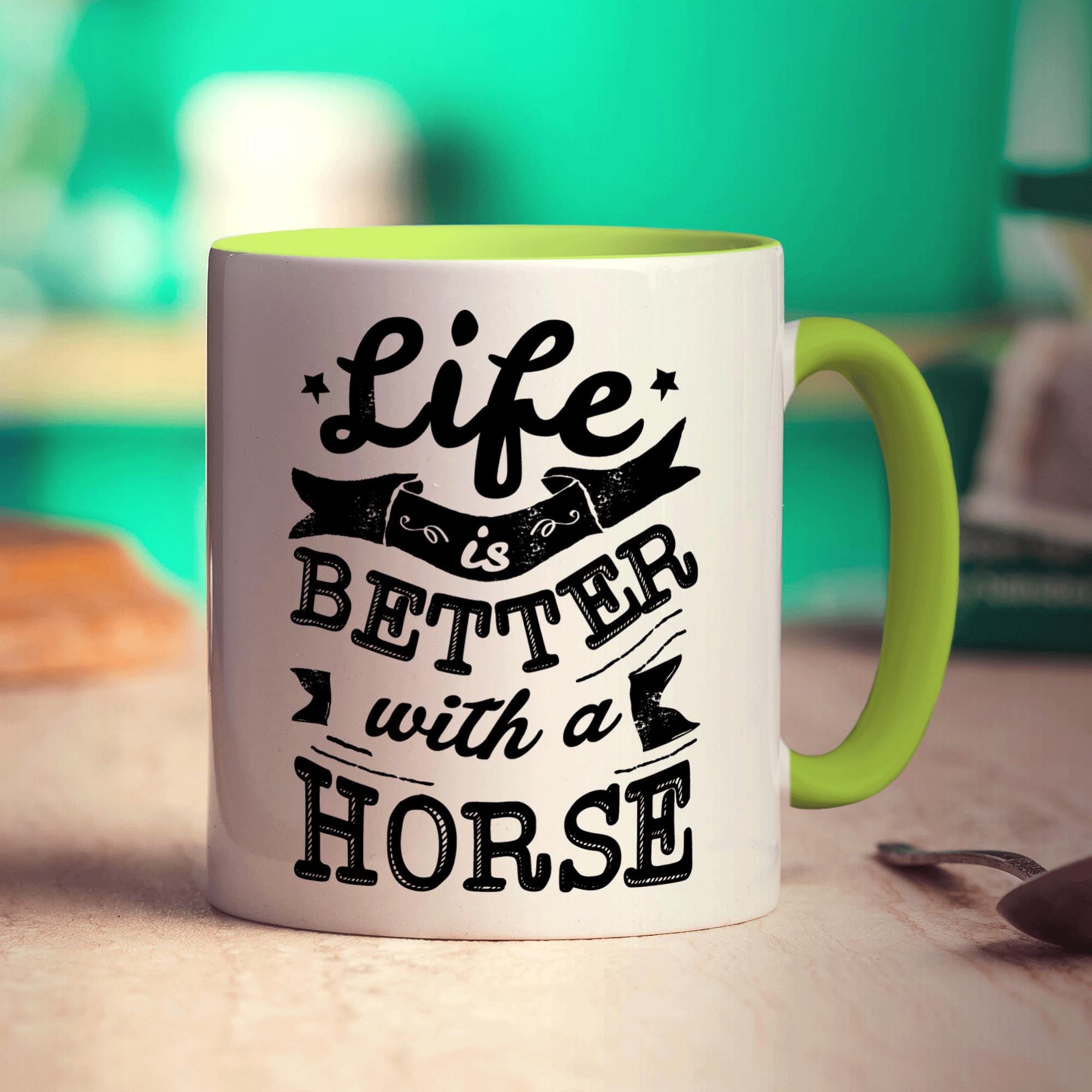 Life is Better with a Horse Mug