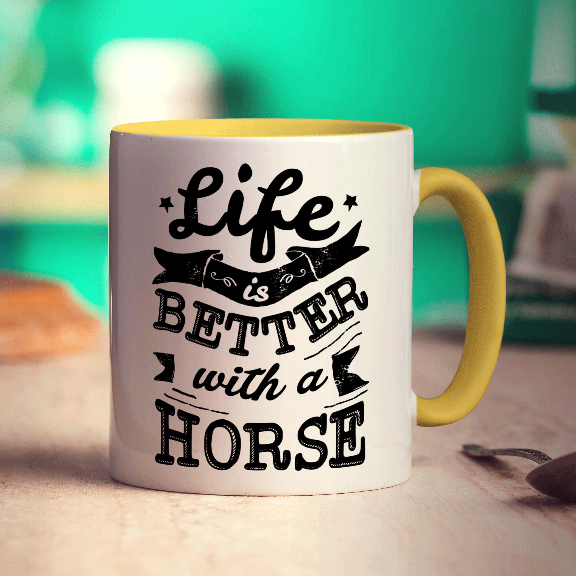 Life is Better with a Horse Mug