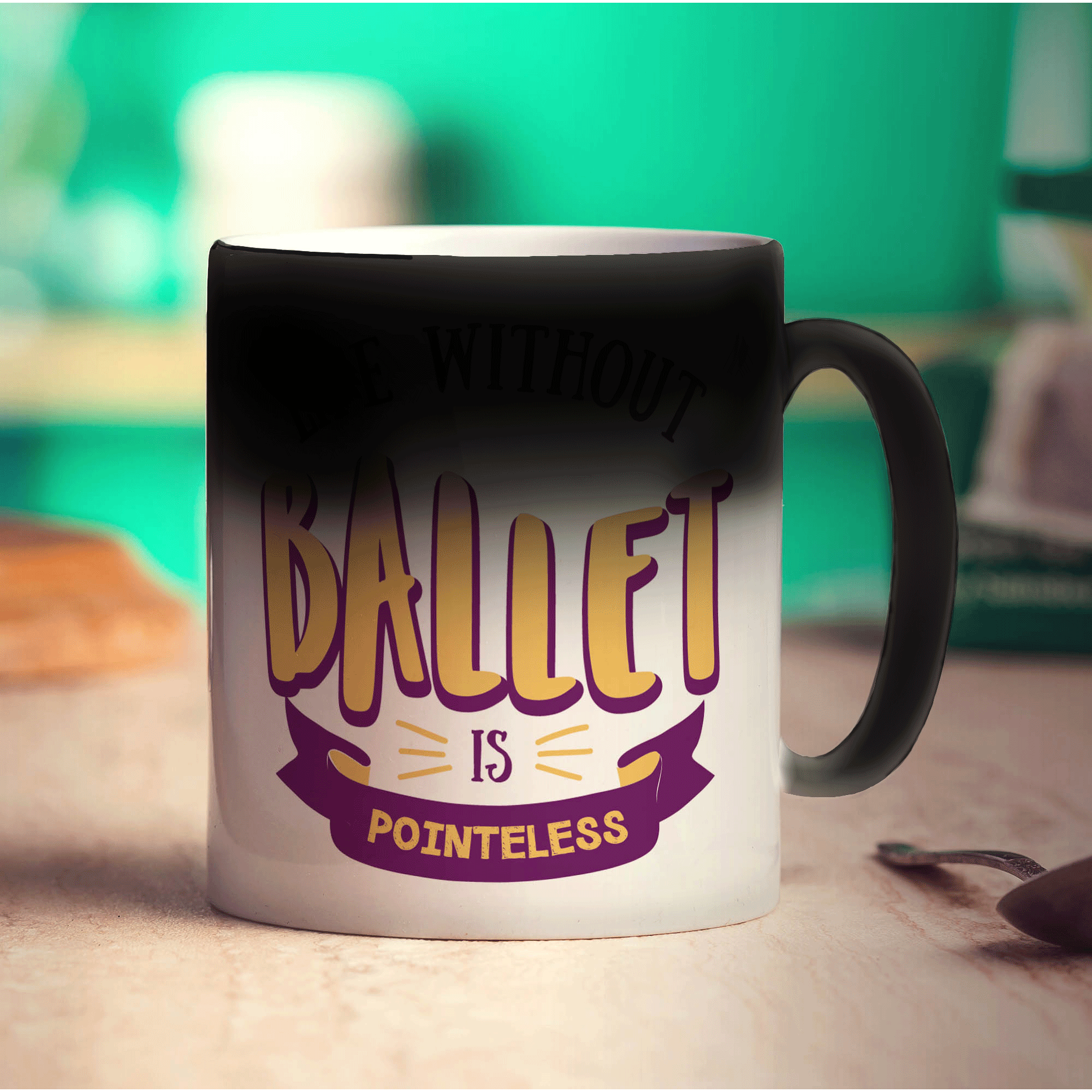Life Without Ballet is Pointeless Mug - Standard 330ml (11oz) / Magic Mug