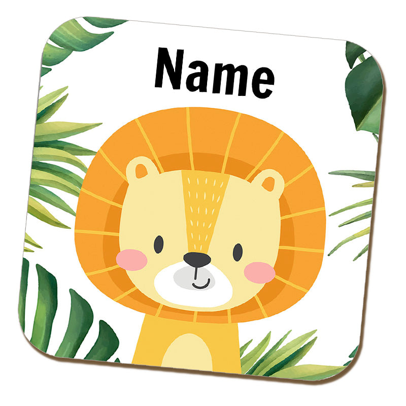 Lion Name Coaster