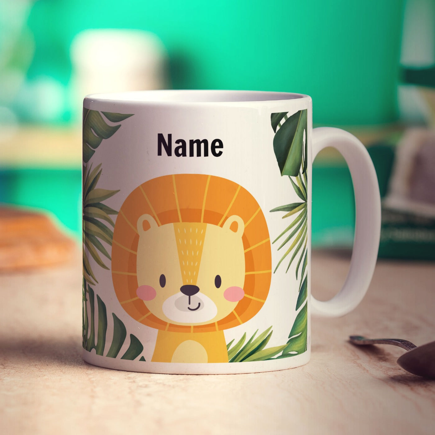 Personalised Lion Mug