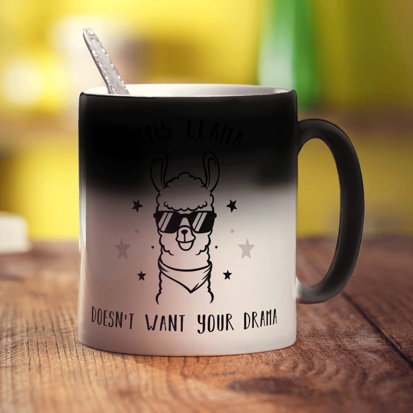 This Llama Doesn't Want Your Drama Mug