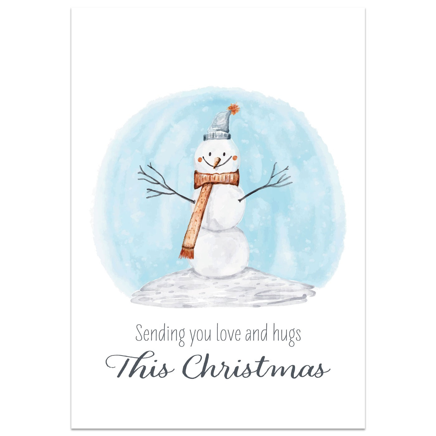 Love and Hugs This Christmas Card