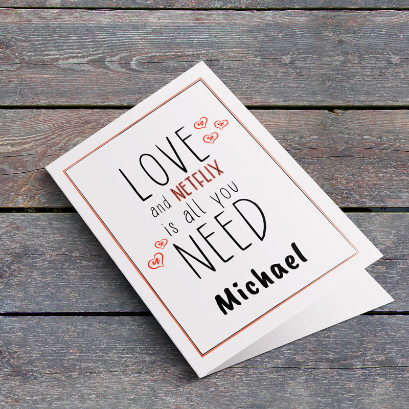 Love And Netflix Card