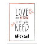 Love And Netflix Card