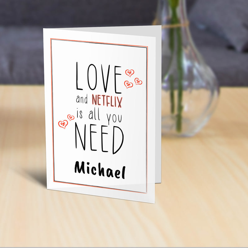Love And Netflix Card