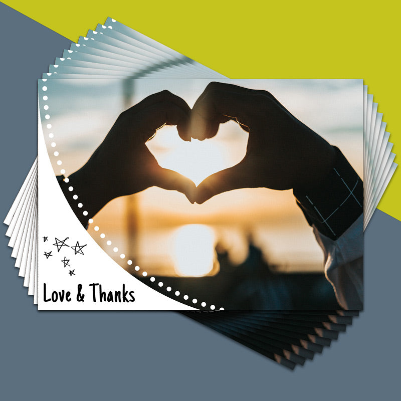 Love & Thanks Photo Card - Pack of 10