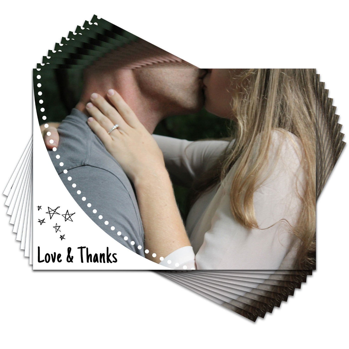 Love & Thanks Photo Card - Pack of 10