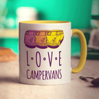 Love Campervans Mug - Standard 330ml (11oz) / Yellow