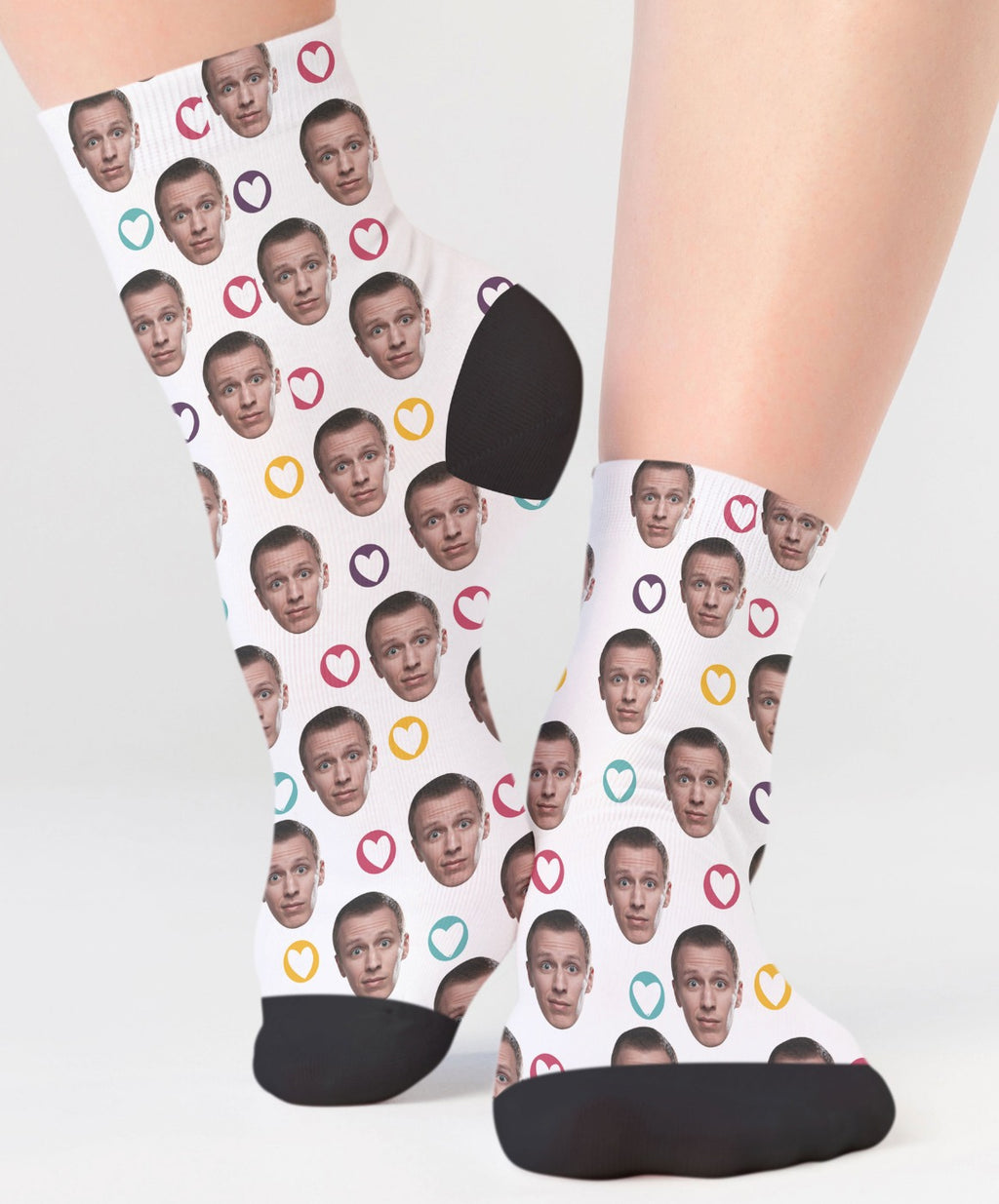 Love Hearts Personalised Socks