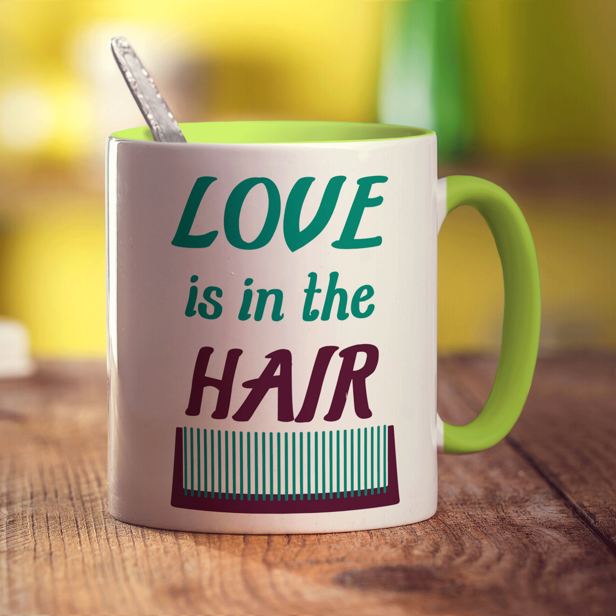 Love is in The Hair Mug
