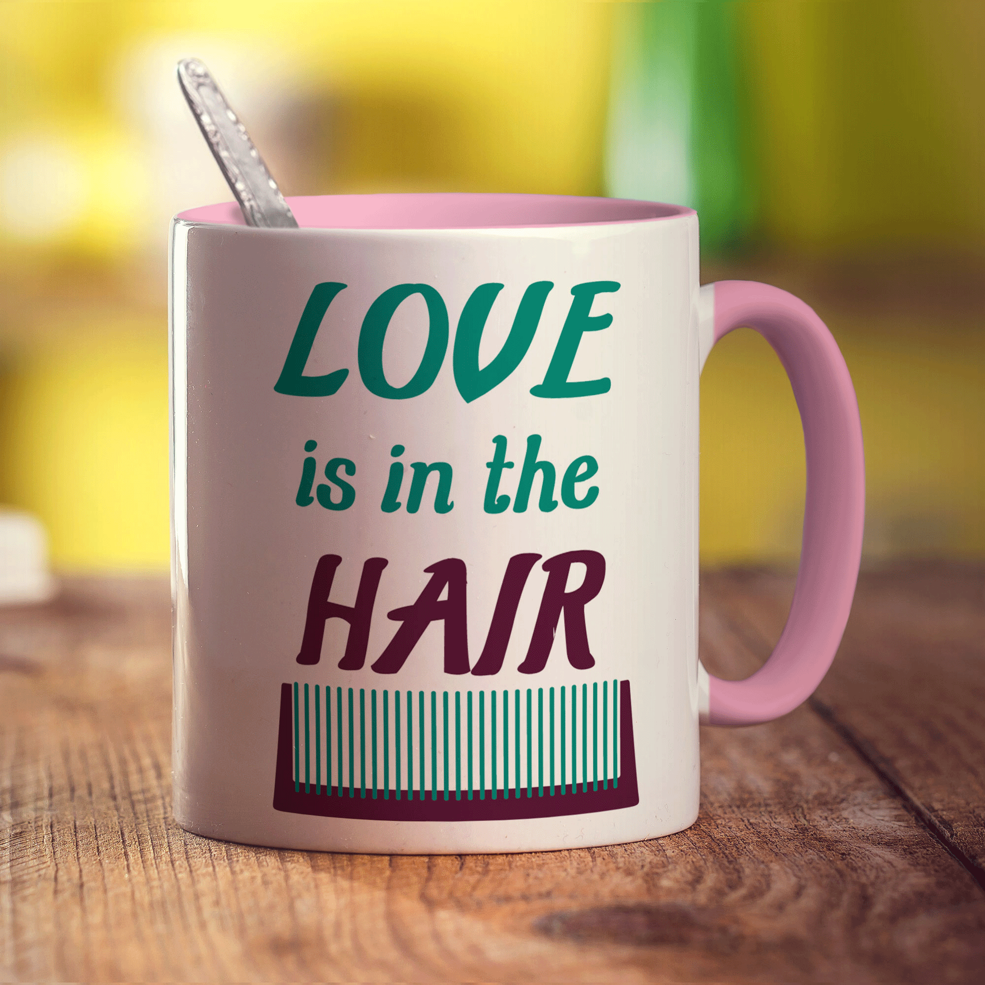 Love is in The Hair Mug