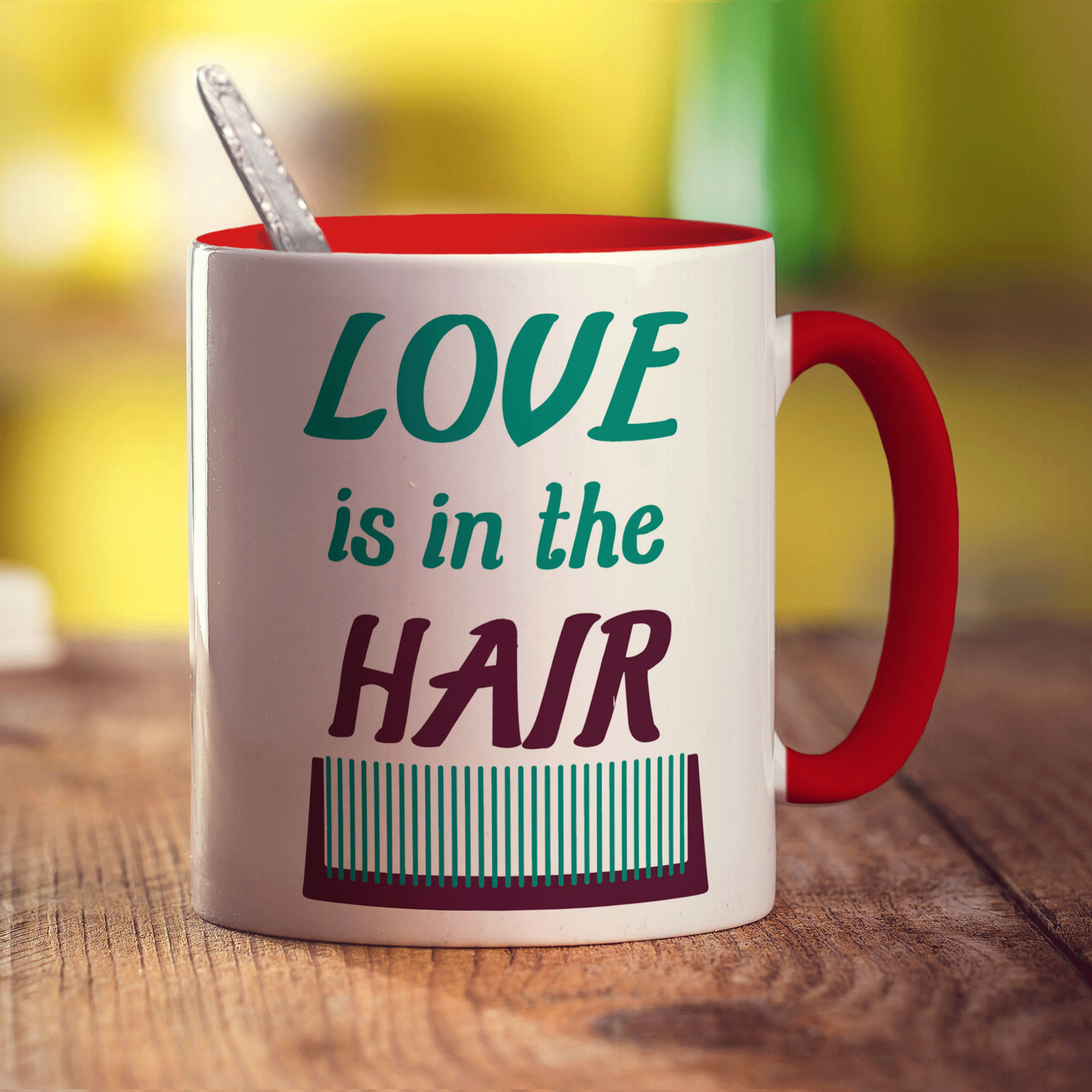 Love is in The Hair Mug