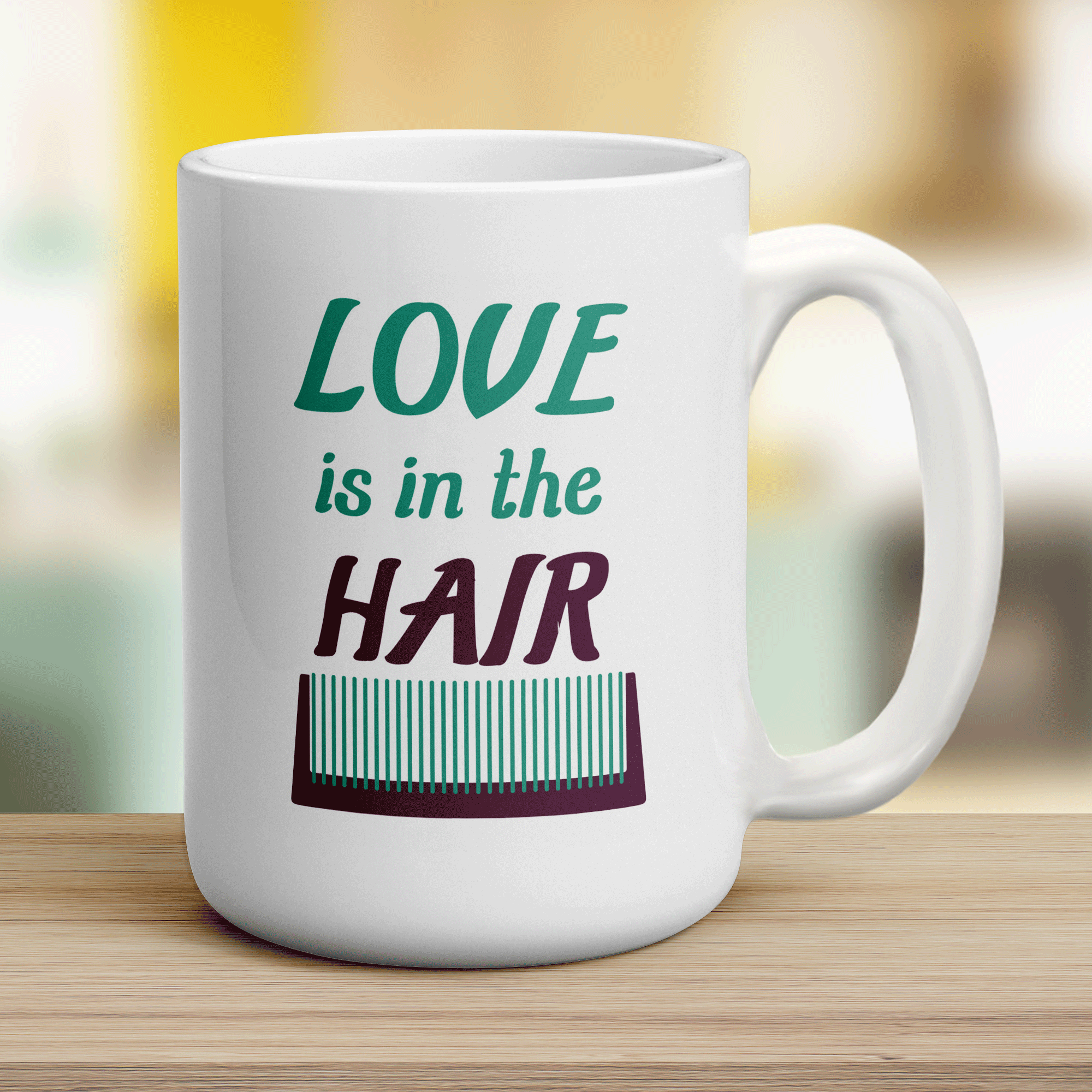 Love is in The Hair Mug