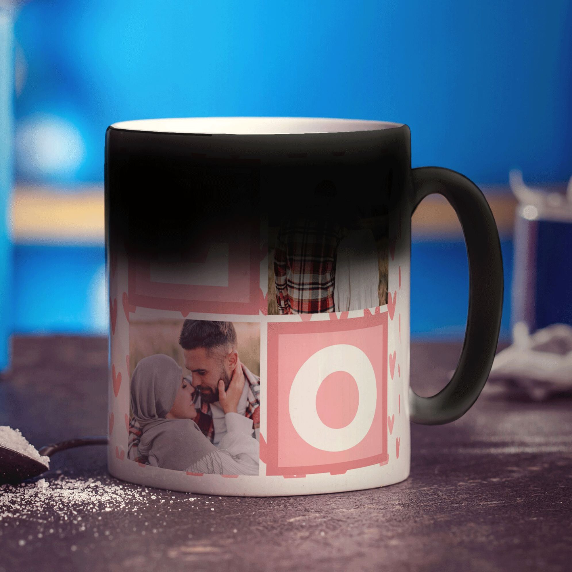 Love Letter Blocks Photo Mug