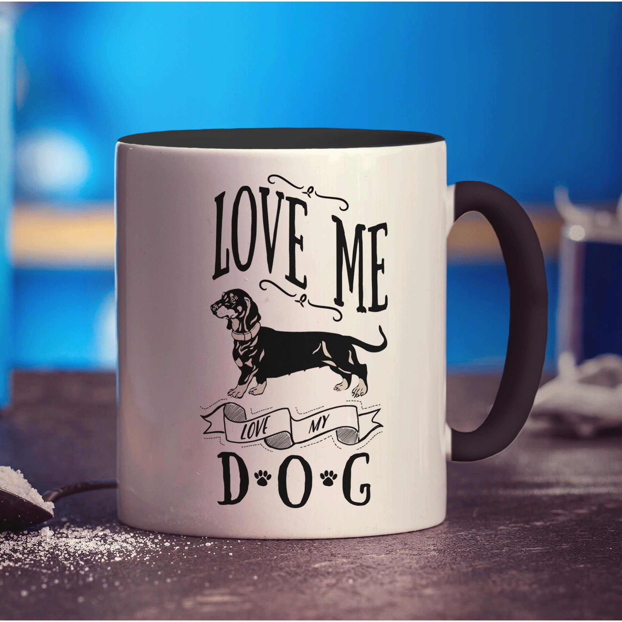 Love Me, Love My Dog Mug