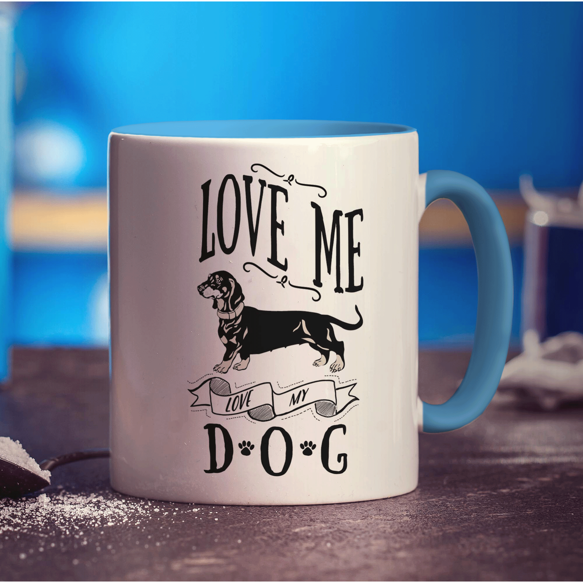 Love Me, Love My Dog Mug
