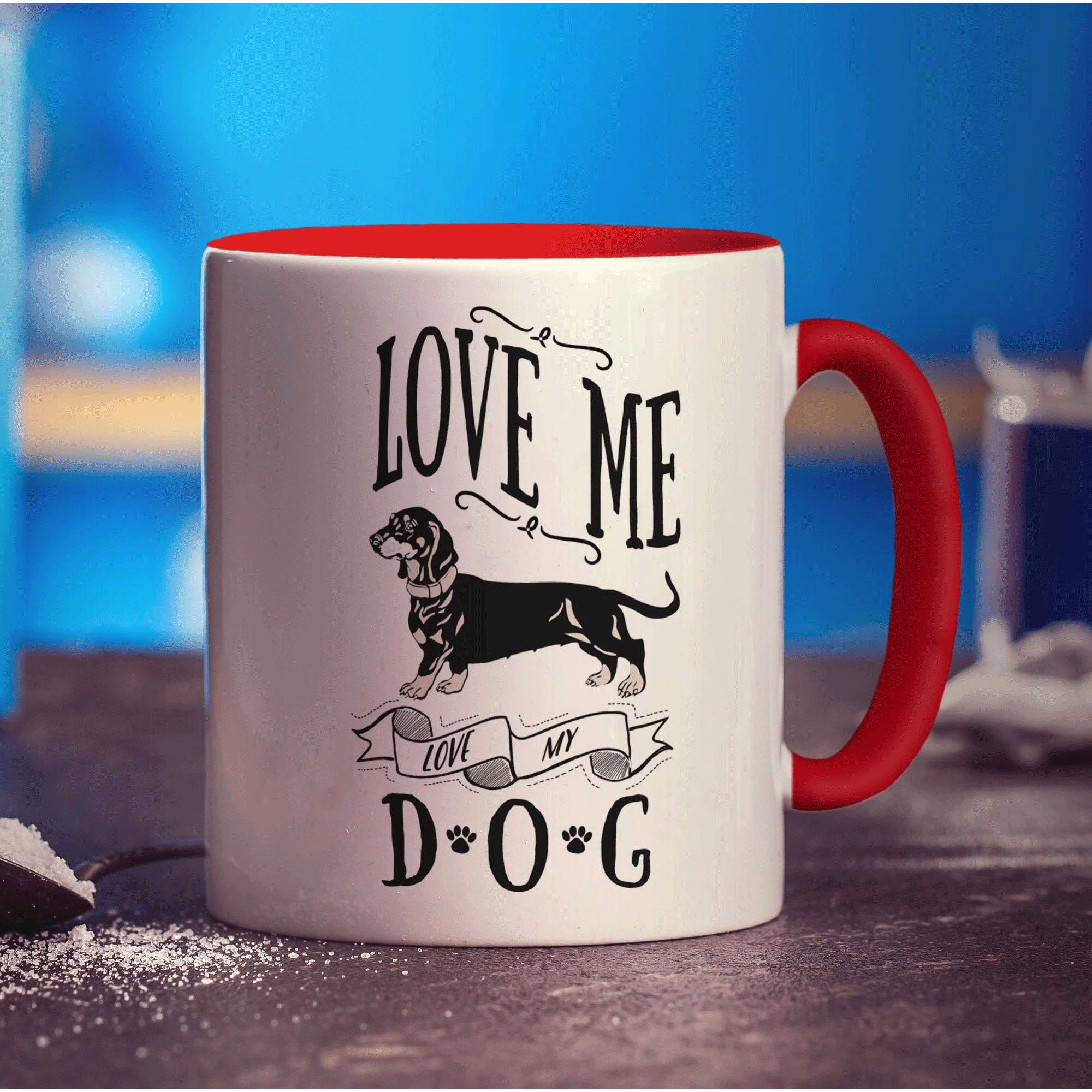 Love Me, Love My Dog Mug
