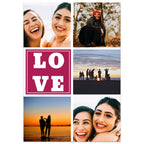 Love Photo Grid Card